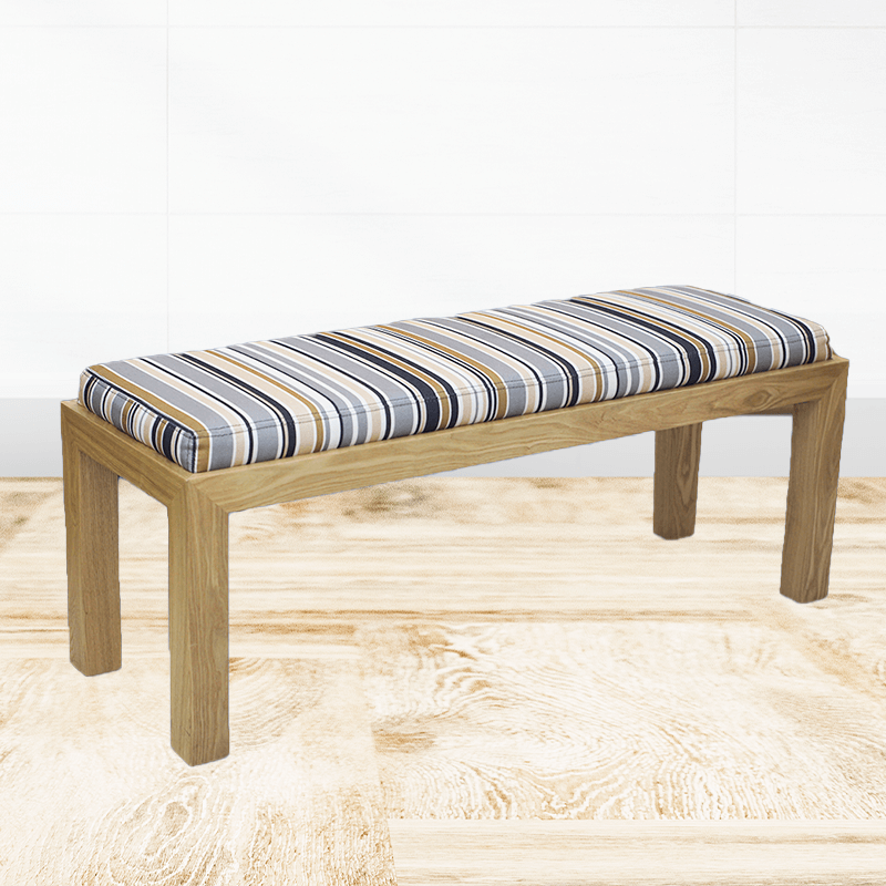 Banca decorativa tapizada